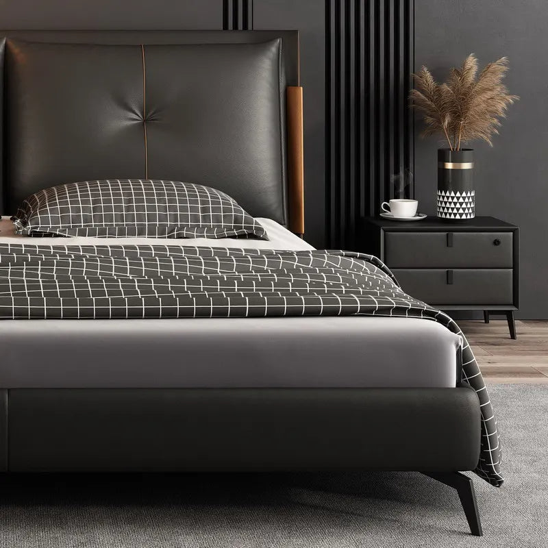 Movino Luxury Design Cushioned Bed