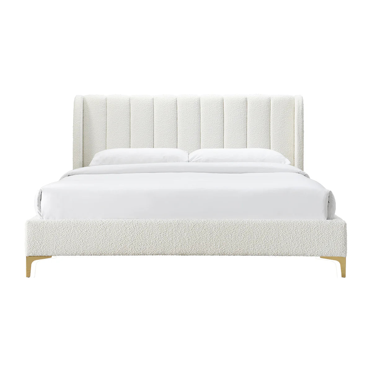 Georgia Upholstered Bed - On Wood Products