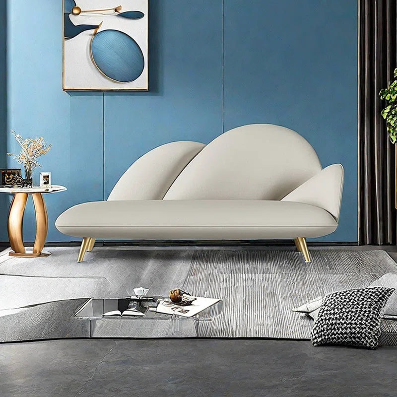Comfy Indoor Chaise Lounges with Metal Foot