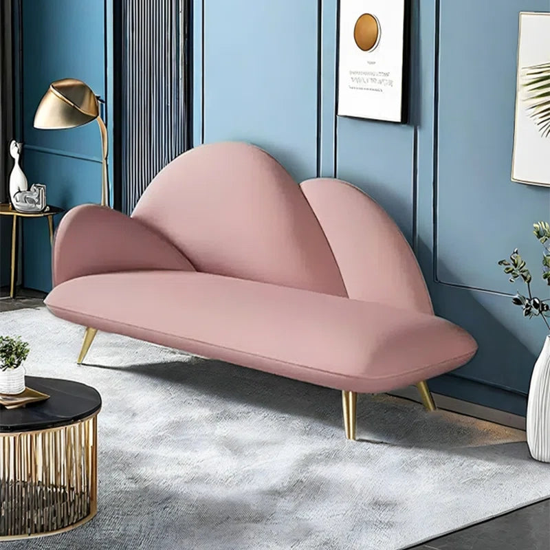 Comfy Indoor Chaise Lounges with Metal Foot