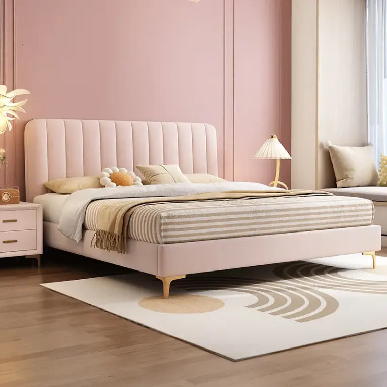 Morden Lining Bed in Velvet Finish