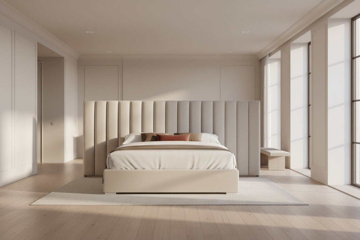 Crystal Lining Upholsherd Bed