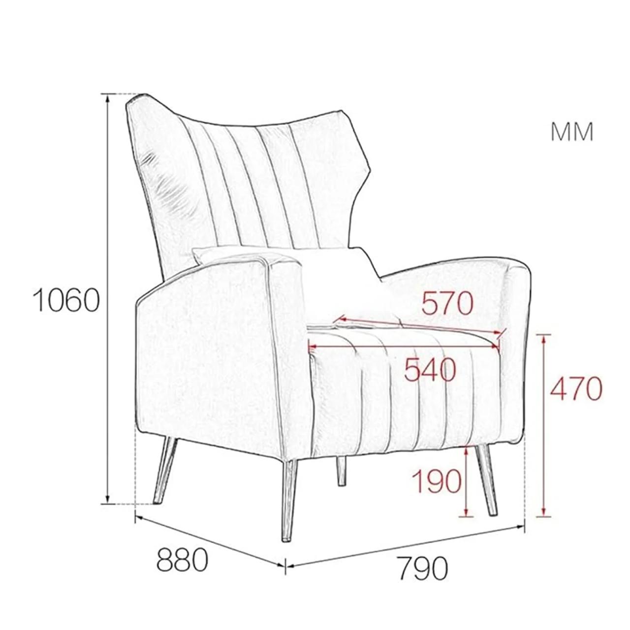 Alexei High Back Chair