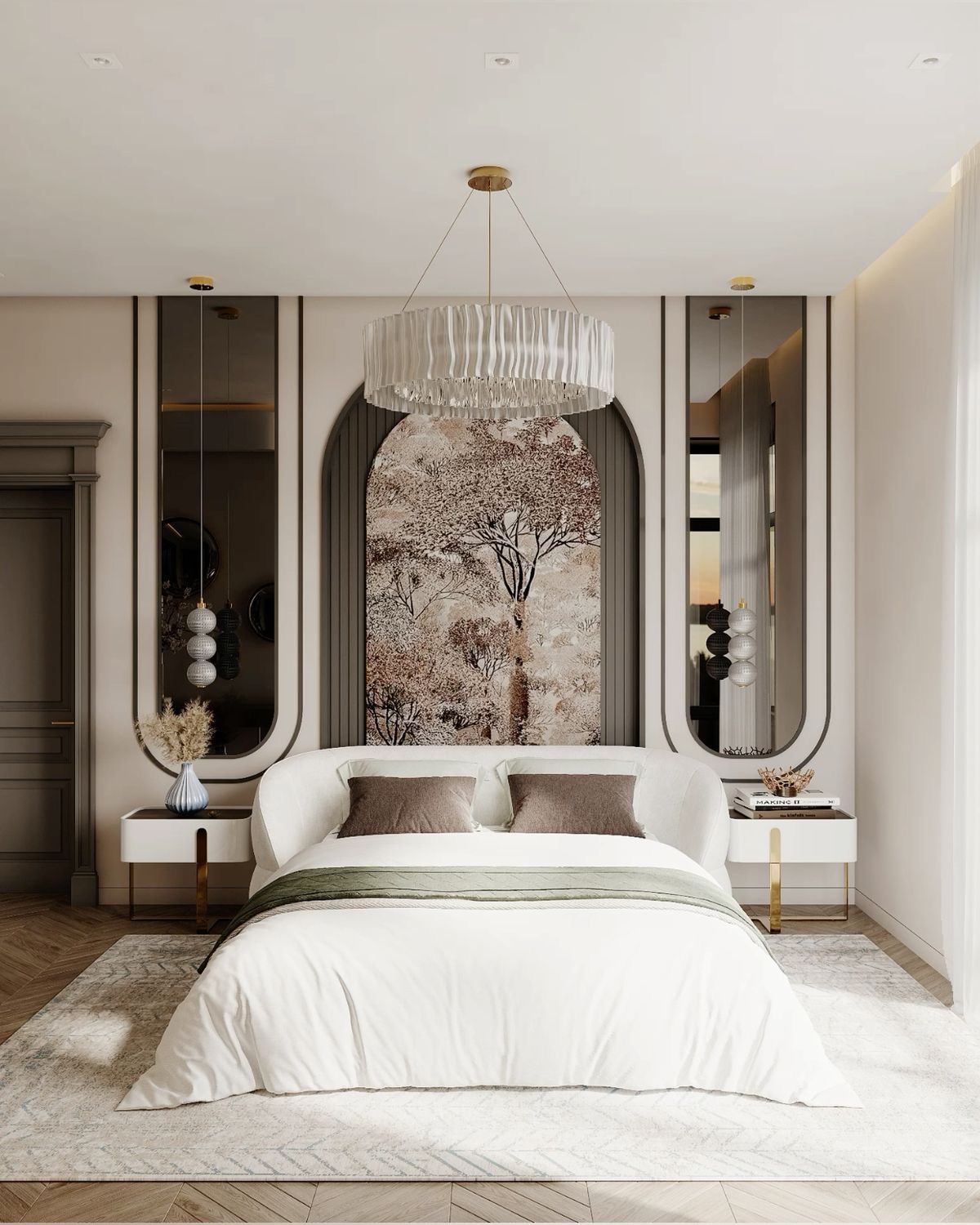 Hobart Luxury Upholshared Bed
