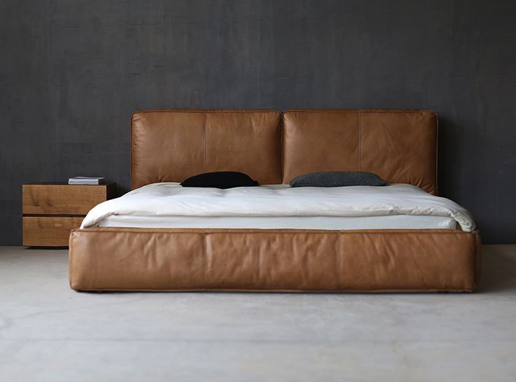 Dreamy Luxury Pure Leather Bed