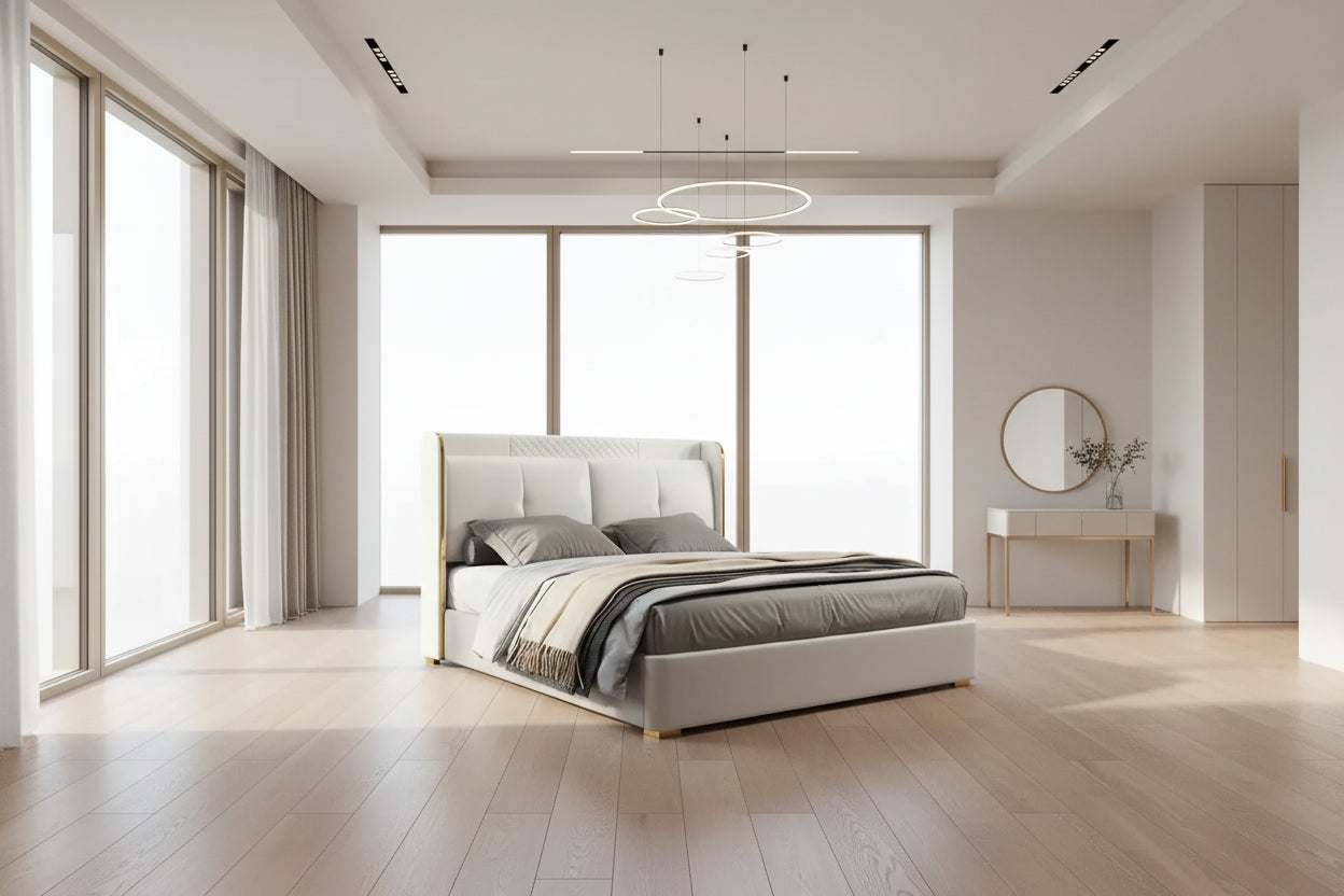 Tonny Upholshaterd Bed