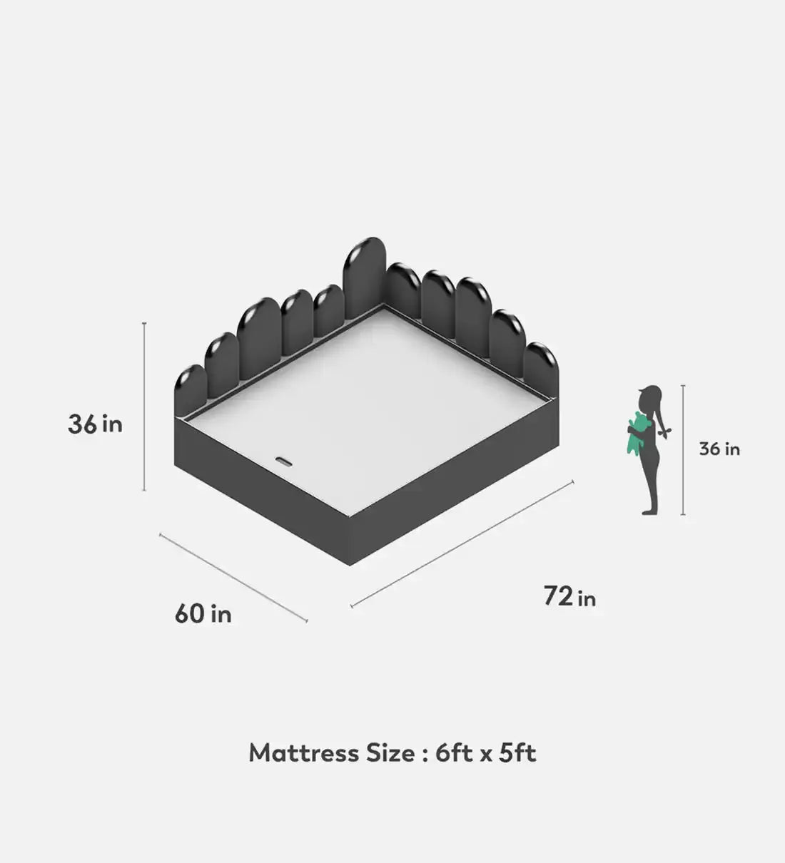 Finger Upholstery Bed for Kids