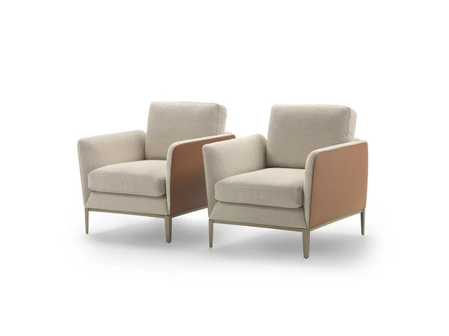 Flared Arm Lounge Chair