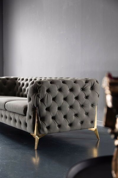 Savile Modern Luxury Tufted Living Room Sofa - On Wood Products