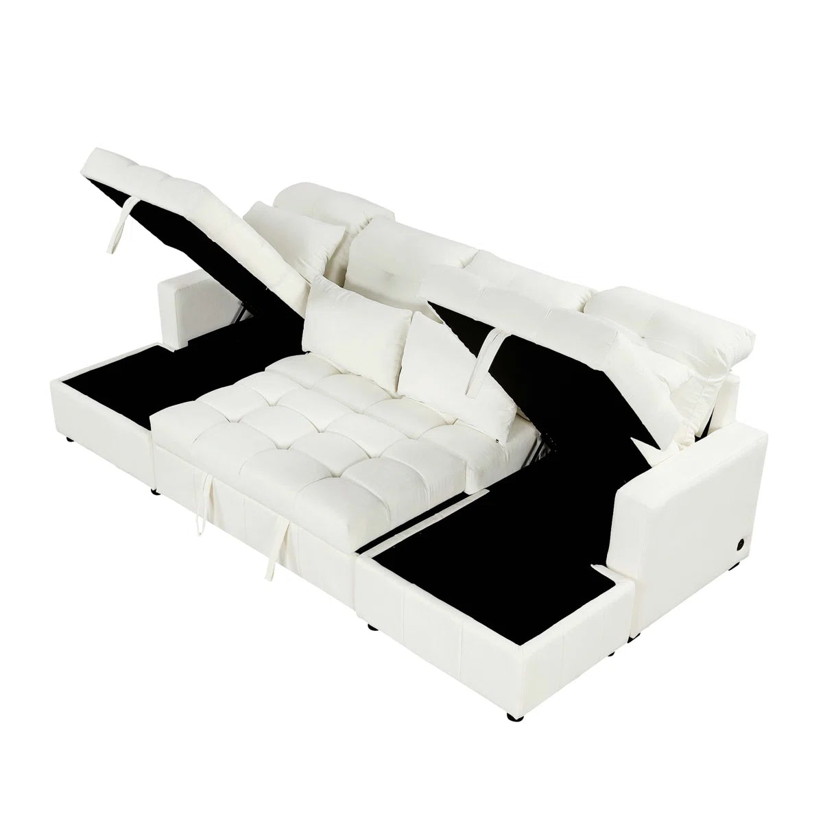 U Shaped Designer Cozy Sofa Cum Bed
