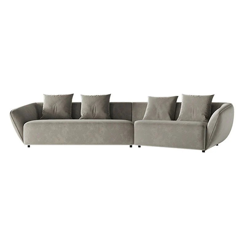 Jesmin Sofa With Pillow Back and Sloped Arms