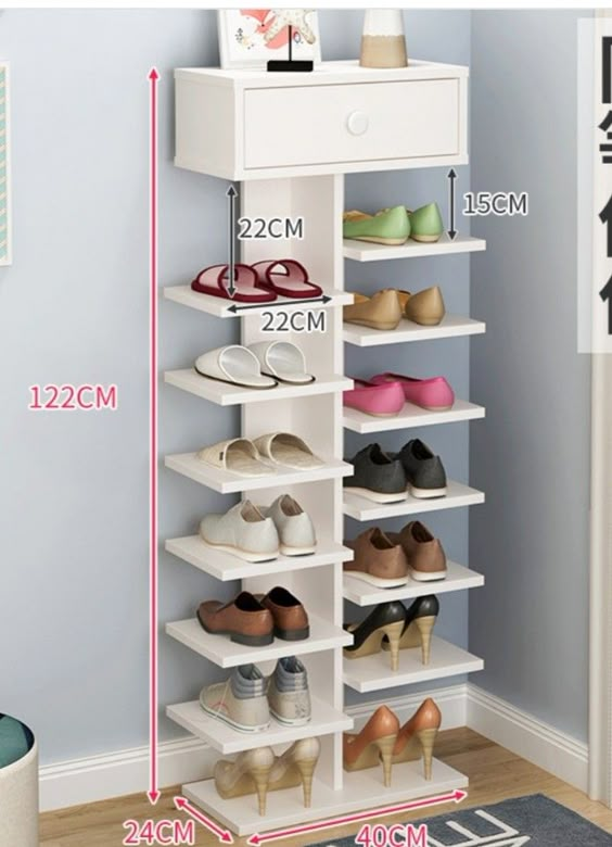 Shoe Rack Cabinet - On Wood Products