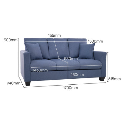 Palmer Luxury Upholstered Sofa