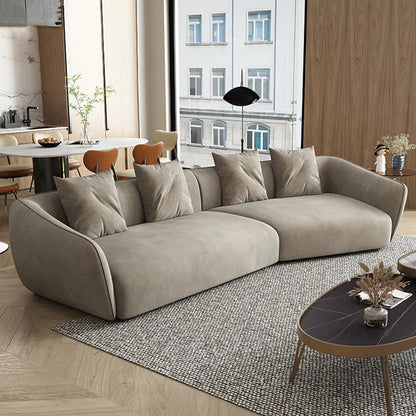 Jesmin Sofa With Pillow Back and Sloped Arms