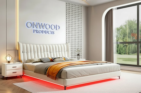 Linear Impressions Luxury Design Cushioned Bed