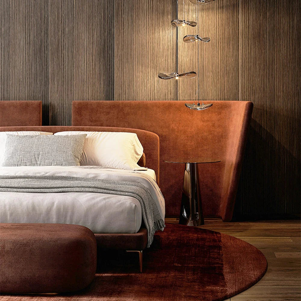 Adobe Premium Bed in Suede