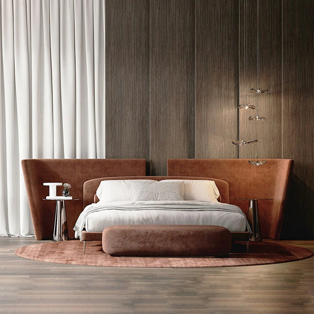 Adobe Premium Bed in Suede
