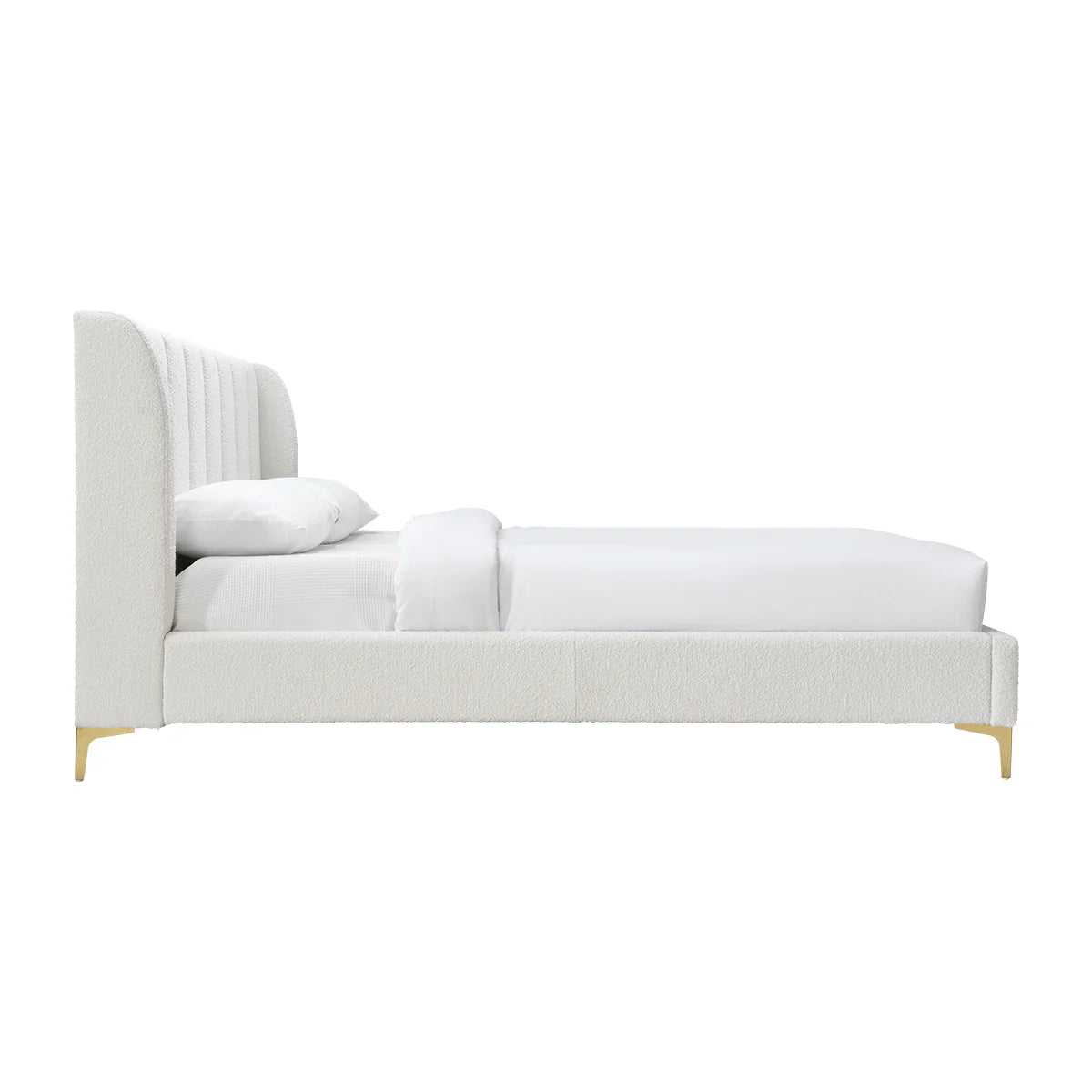 Georgia Upholstered Bed - On Wood Products