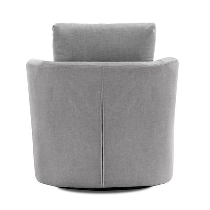 Blendia Upholstered Accent Swivel Chair 360' Degrees - On Wood Products