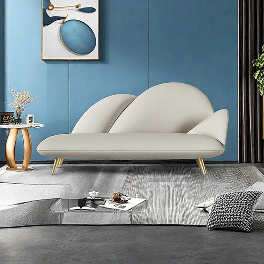 Comfy Indoor Chaise Lounges with Metal Foot