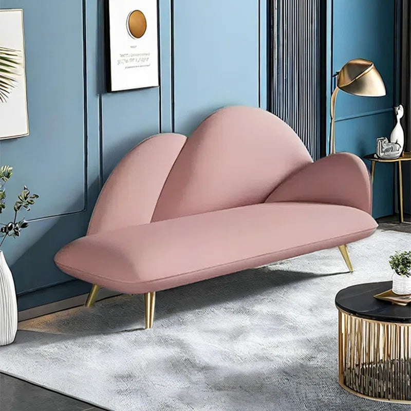 Comfy Indoor Chaise Lounges with Metal Foot