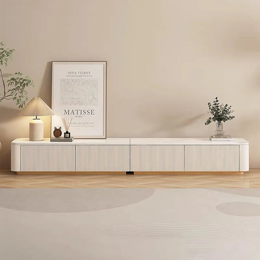 Galaxy Pro PU Polish TV Unit in White