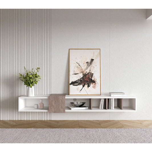 Draylee TV Panel in Wood Finish