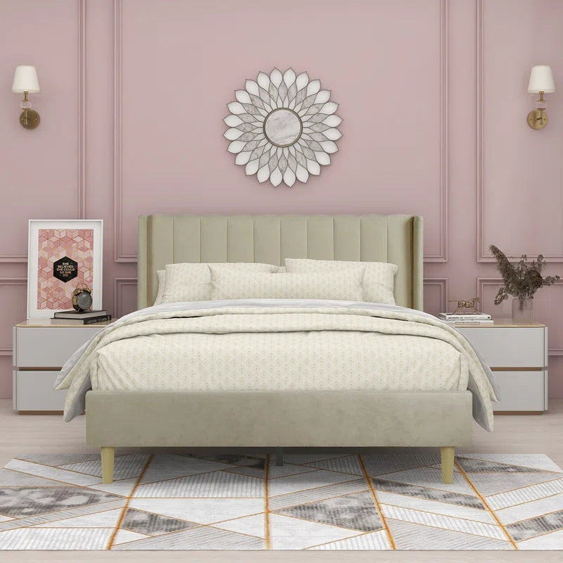 Eriksay Luxury Upholstered Bed Multi Color's