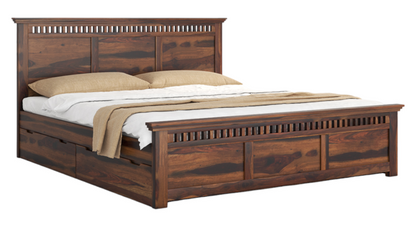 Kuber Solid Wood Bed