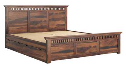 Kuber Solid Wood Bed