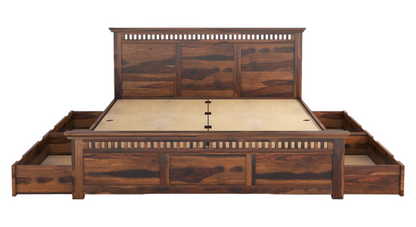 Kuber Solid Wood Bed