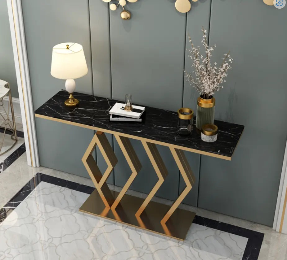 Faux Console Marble Top - On Wood Products