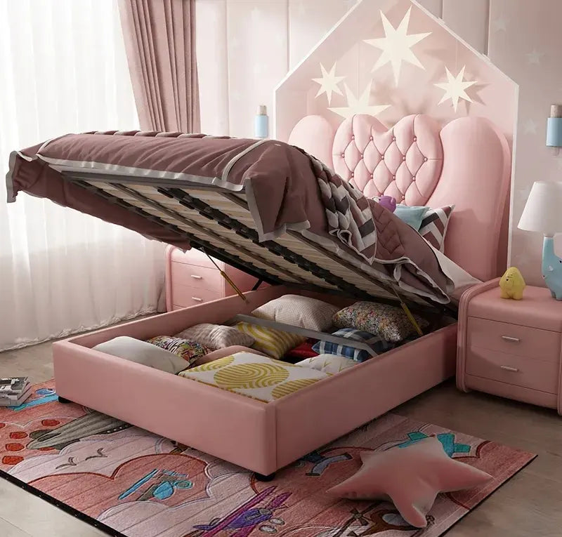 Princess Pink bed for kids - On Wood Products