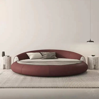 Saltea Round Luxury Bed - On Wood Products