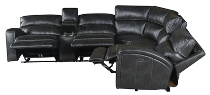 Mint Furniture Varmer 6 Seater Leatherette Corner Recliner Sofa Set - On Wood Products