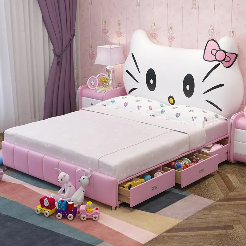 Hello Kitty Kids Bed - On Wood Products