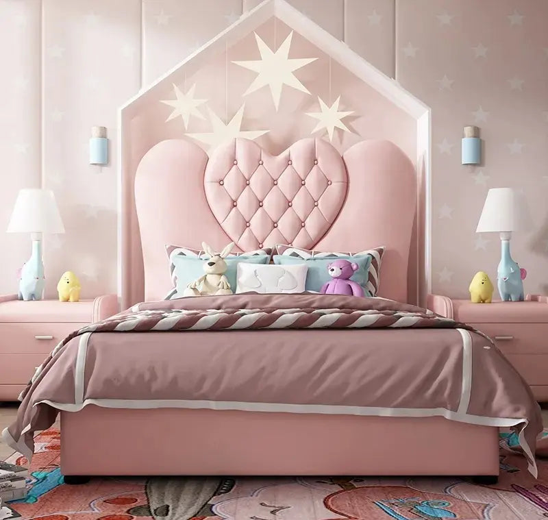 Princess Pink bed for kids - On Wood Products