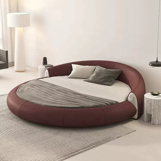 Saltea Round Luxury Bed - On Wood Products