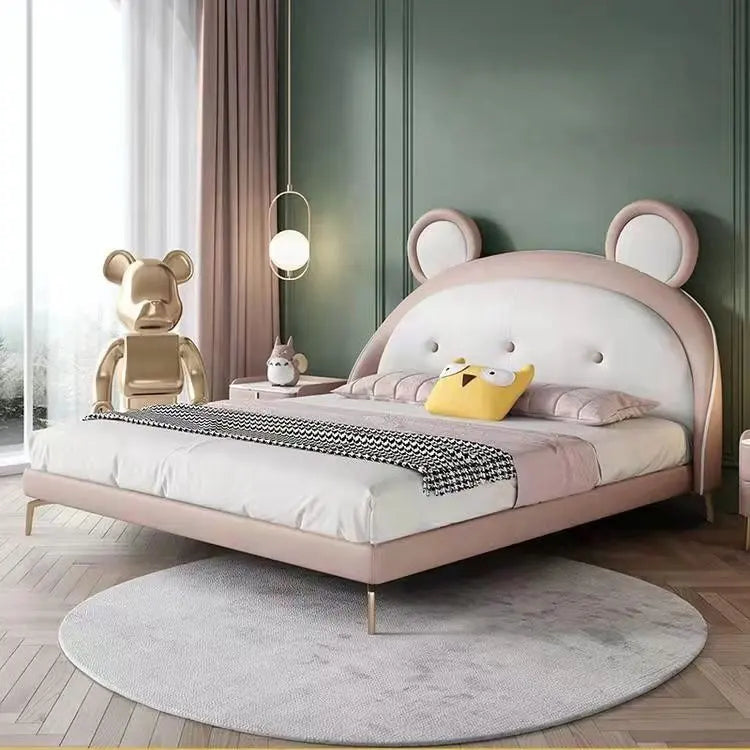 Bear Kids Bed Without Storage - On Wood Products