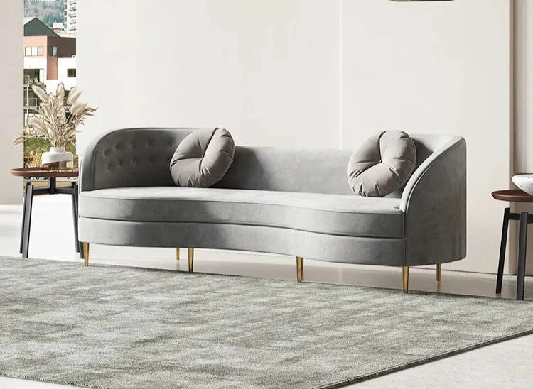 Derolus Luxury Curved Sofa - On Wood Products