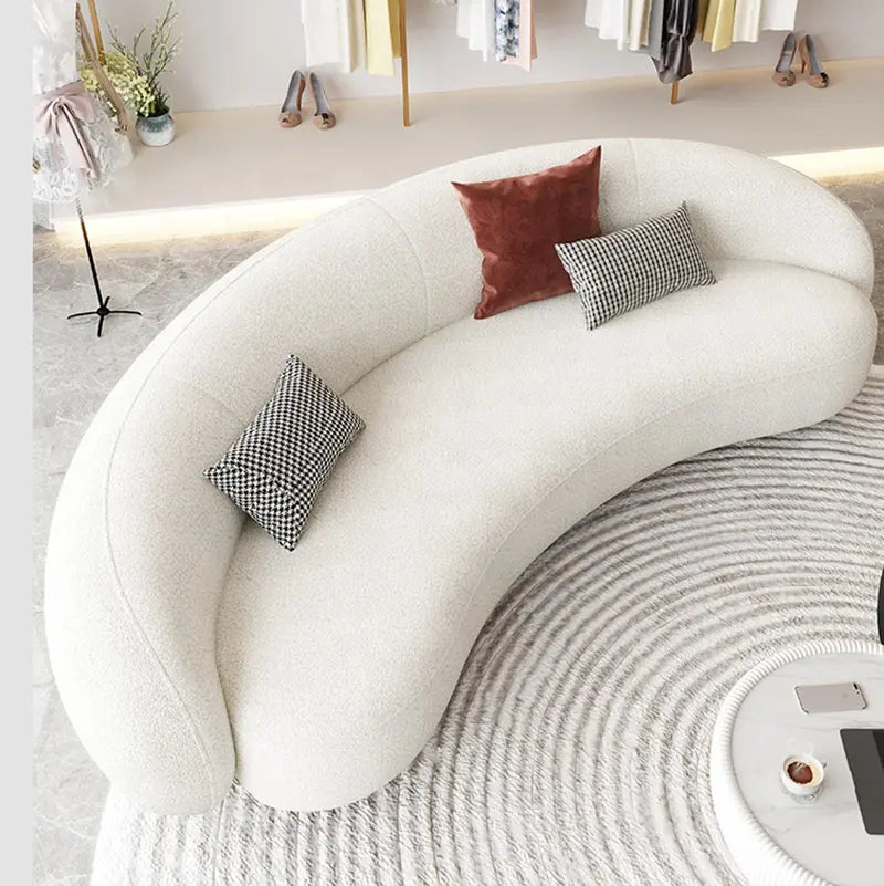 Tokyo Curved Luxury Sofa - On Wood Products