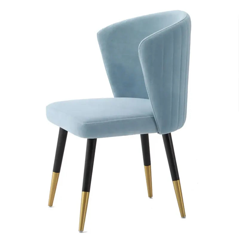 Modern Velvet Dining Chairs - On Wood Products