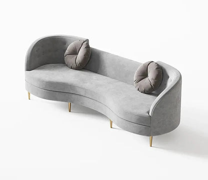 Derolus Luxury Curved Sofa - On Wood Products