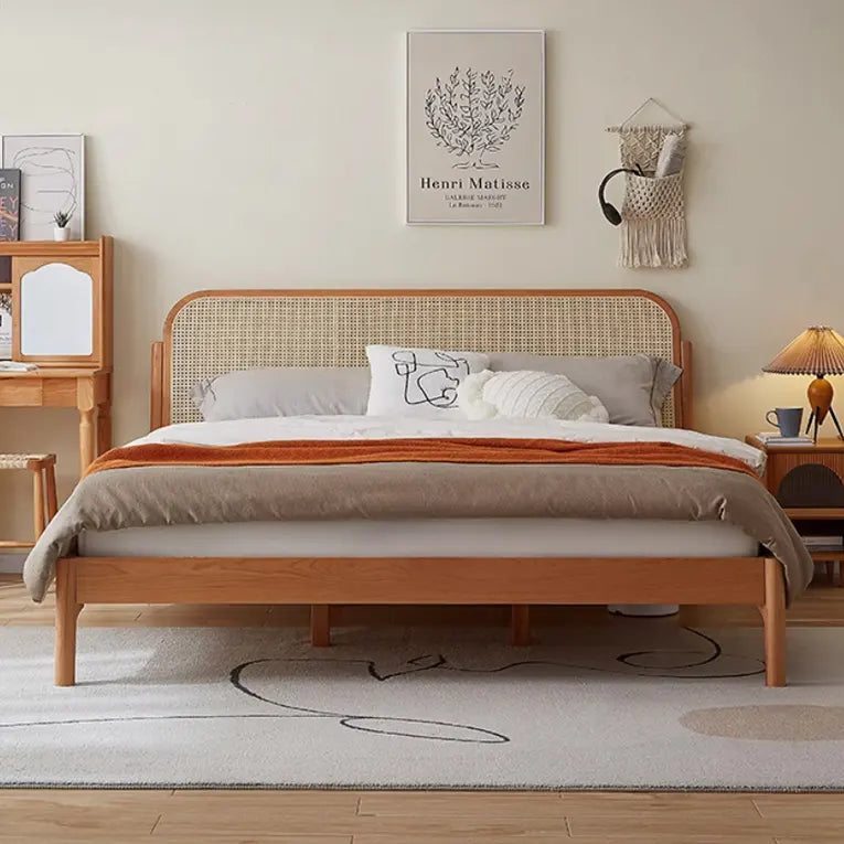 Scandinavian Classic Wooden Frame Bed - On Wood Products