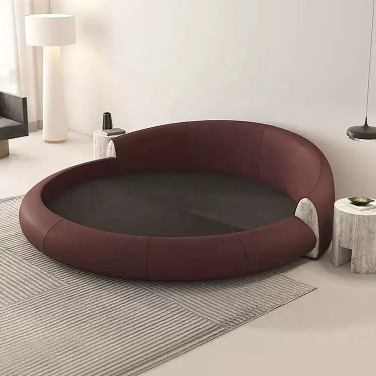 Saltea Round Luxury Bed - On Wood Products