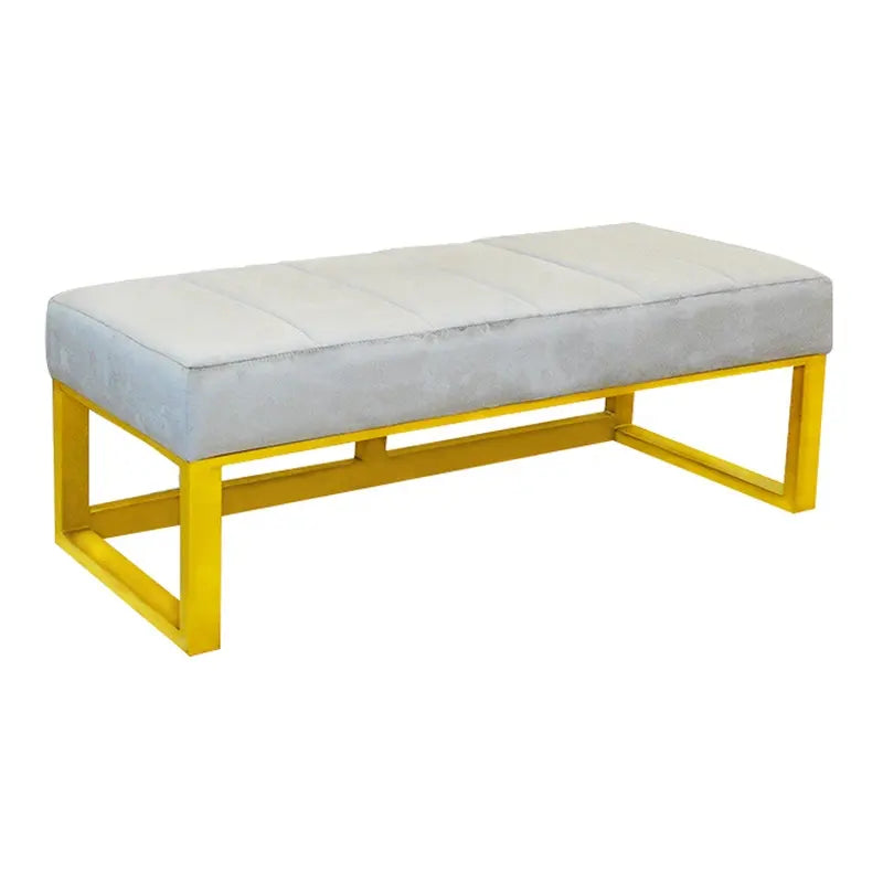 Diamond Bed Room Lounger Metal Gold - On Wood Products