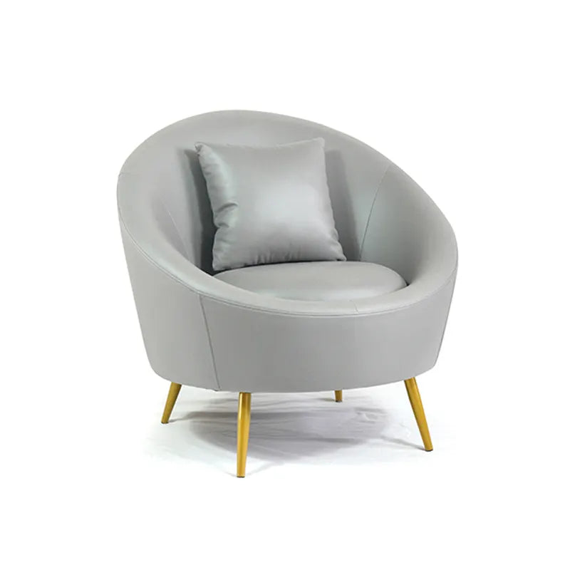 Gray Pod Accent Chair - On Wood Products