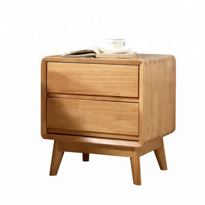 Willa Arlo Solid Wood Bed Side Table - On Wood Products