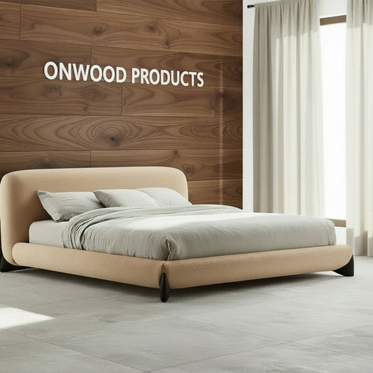 Windsor Non Storage Luxury Upholstered Bed - On Wood Products