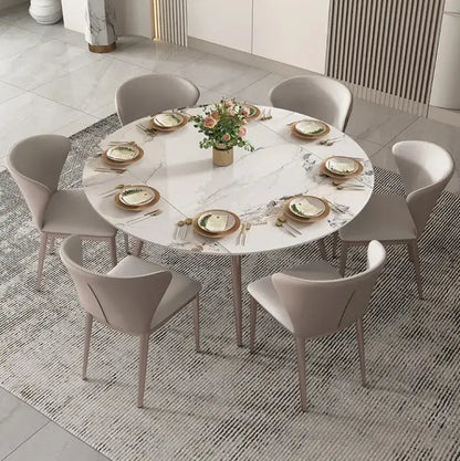 Sintered Dining Set With Marble Top - On Wood Products